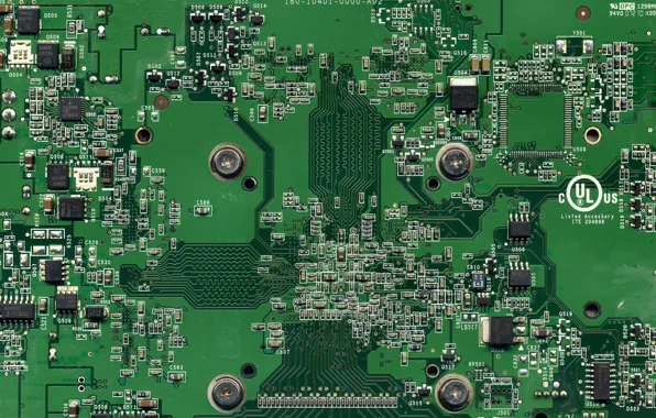 Macro, background, computer circuit board