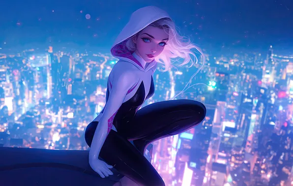 Picture spider, verses, gwen stacy, beyond