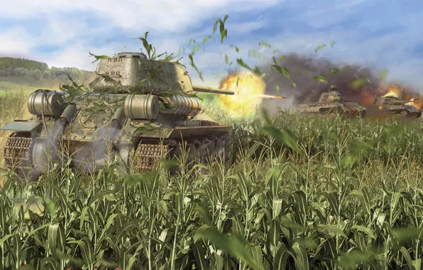 USSR, T-34, The second World war, T-34-85, Armor