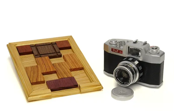 Picture background, tree, the camera, Board, puzzle, Pax Jr