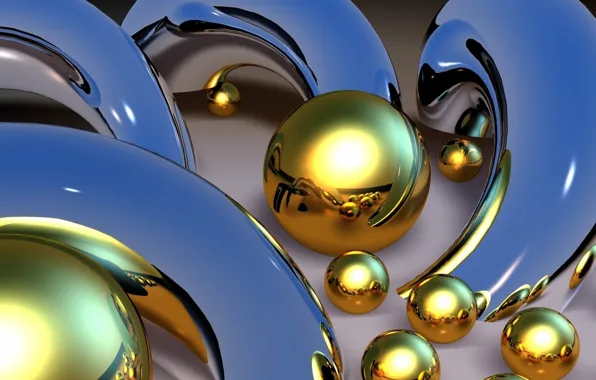 Picture circles, balls, figure, form