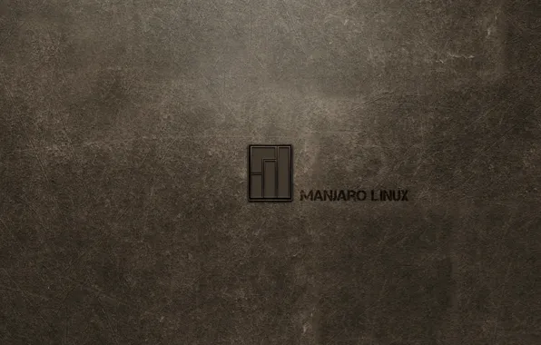 Line, background, the inscription, Manjaro Linux, Xfce