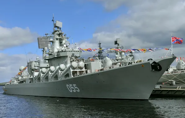 Missile cruiser, the project 1164, Marshal Ustinov
