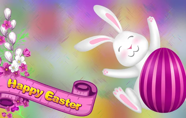 Graphics, Flowers, Easter eggs, Wieklanoc