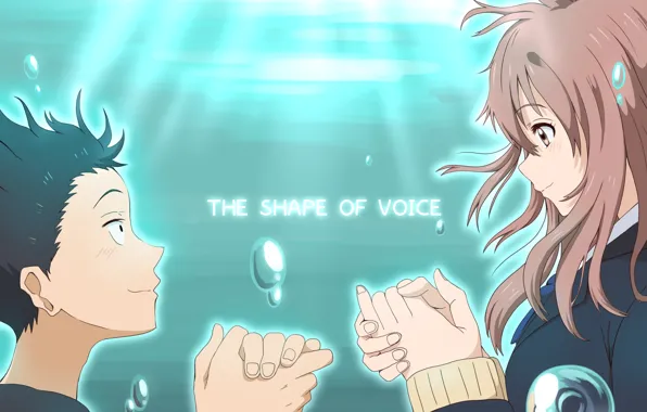Girl, Anime, guy, gestures, 2016, You no Katachi, A Silent Voice, Form Voice