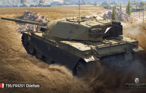 WoT, World of Tanks, Wargaming, Chieftain, T95/FV4201