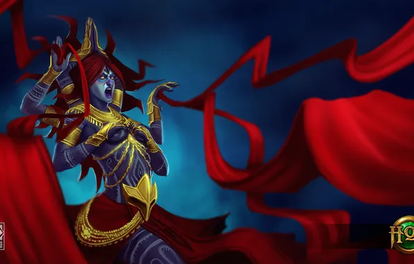 Hands, art, Heroes of Newerth, Defiler, Chaos Realm Kali