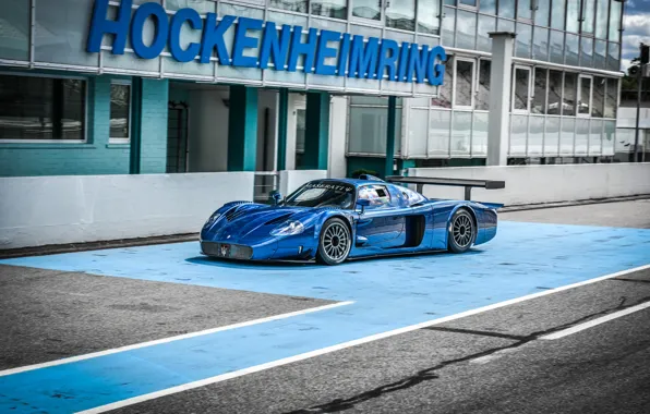 Maserati, Blue, Road, Track, MC12, Edo Competition