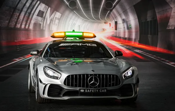 Mercedes-Benz, front view, Formula 1, AMG, 2018, Safety Car, GT R