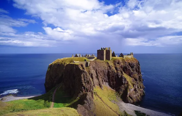 Picture Water, Castle, The ruins, Cape