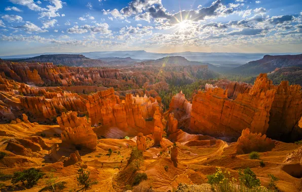 Mountains, nature, rocks, canyons