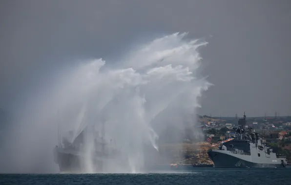 The ship, rescue, PZHS-123, fire department