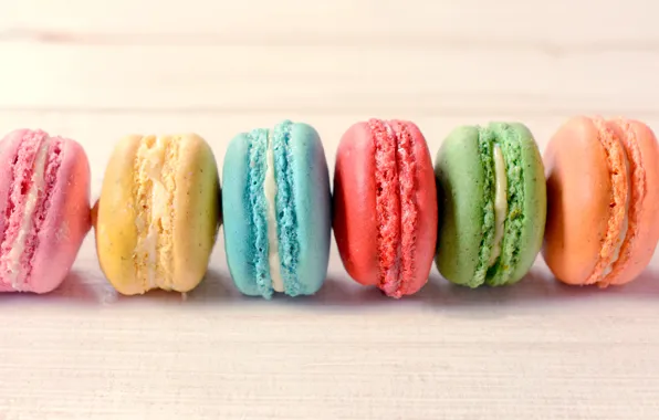 Cookies, dessert, macarons, almond