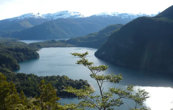 Landscape, mountains, nature, lake, Argentina, Patagonia