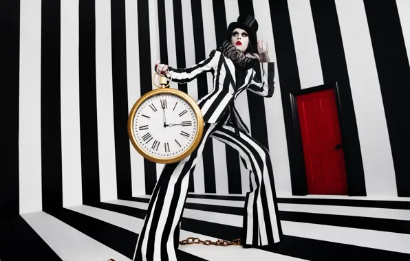 Girl, time, model, watch