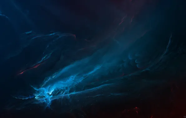 Picture space, stars, nebula, fiction, art, space, fantasy, nebula