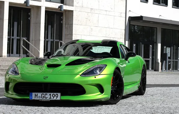 Green, viper, dodge, geigercars