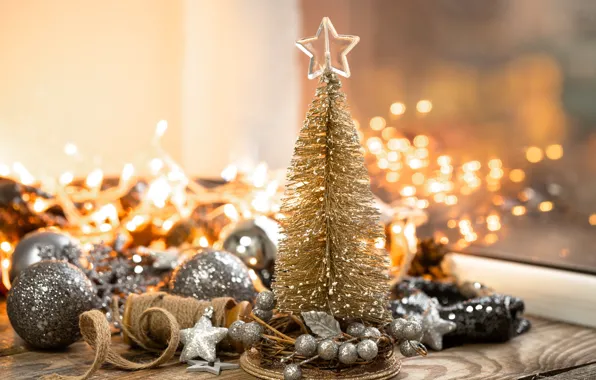 Picture balls, balls, Christmas, New year, tinsel, herringbone, decoration