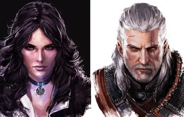 Fantasy, art, The Witcher, Geralt, , Jennifer, literary character