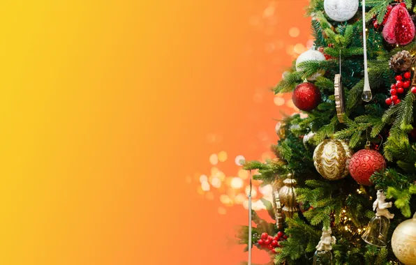 Balls, background, balls, Christmas, New year, tree, Christmas decorations