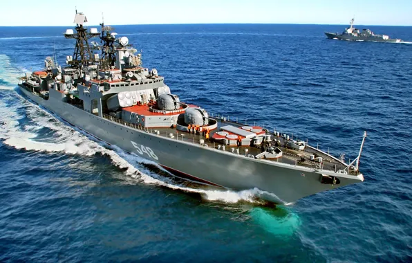 Maneuvering, Admiral Panteleyev, project 1155