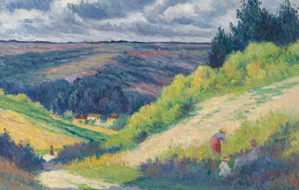 Picture picture, Maximilien Luce, Maximilien Luce, 1903-04, Landscape with Hills near Moulinet