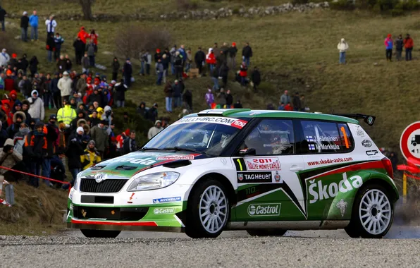 Sport, Machine, Race, WRC, Rally, Rally, Skoda, Fabia