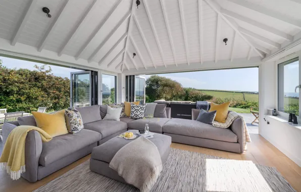 Home, interior, living room, Coastal Home