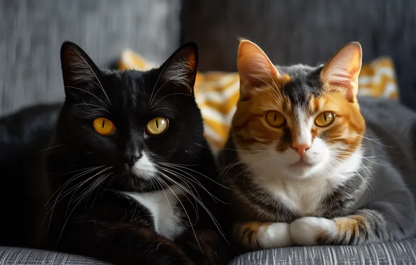 Cat, cat, look, cats, pose, cats, face, AI art