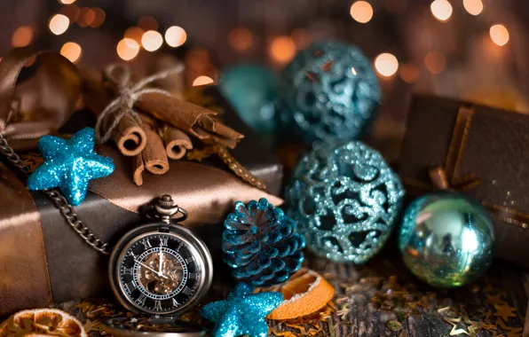 Picture gift, balls, new year, decor, Kseniya Wite