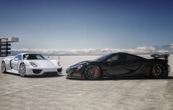 Picture porsche, 918, mclaren