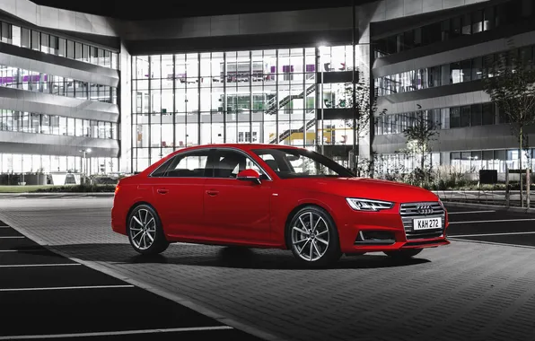 Picture Audi, Audi, red, quattro, S line