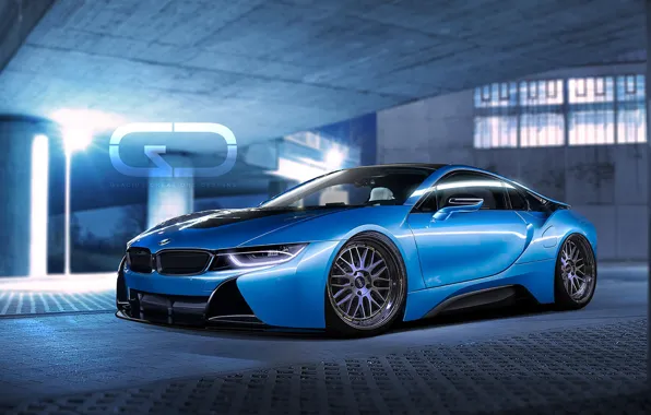 Auto, Blue, BMW, Machine, BMW i8, Christer Stormark, by Christer Stormark, Transport & Vehicles
