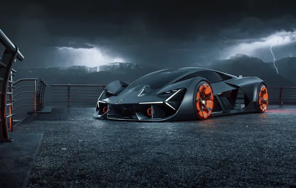 Picture hypercar, rendering, supercar, Lamborghini, The Third Millennium