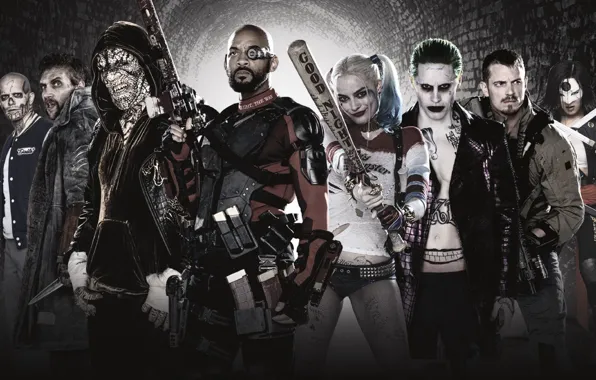 Heroes, dc comics, villains, suicide squad, suicide squad