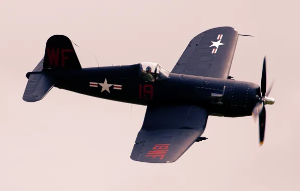 Picture airplane, aviation, F4U Corsair