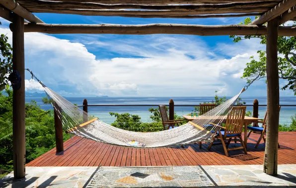 Picture pacific ocean, island, fiji, luxury