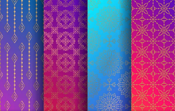 Pattern, ornament, vintage, pattern, floral, seamless, Geometric, Ornament