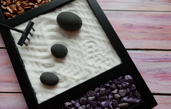 Фон background, HD wallpapers, decoration, widescreen, fullscree, ASMR, the background is multicolored, rock garden table