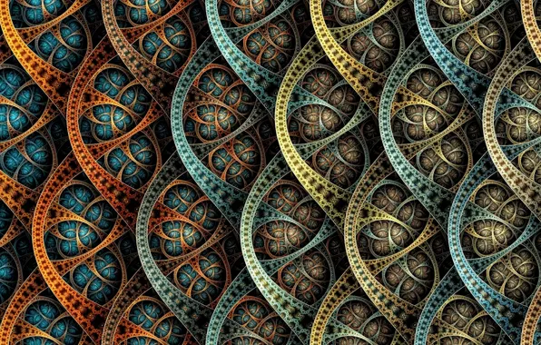 Picture patterns, scales, curves, fractal