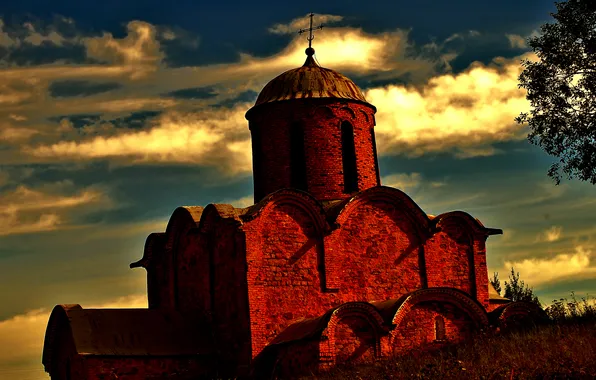 Picture castle, fortress, Russia, Russia, AGreshnov, brick.