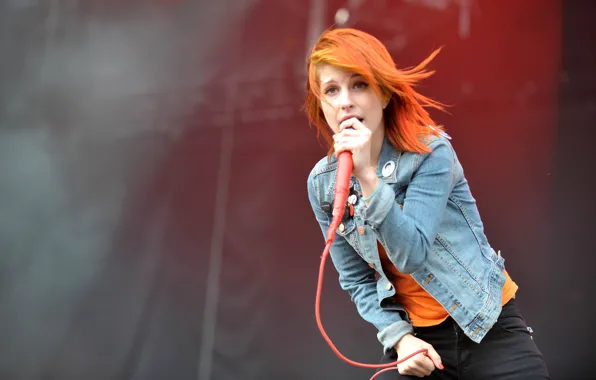 Music, red, Rock, Hayley Williams, Paramore, Hayley Williams