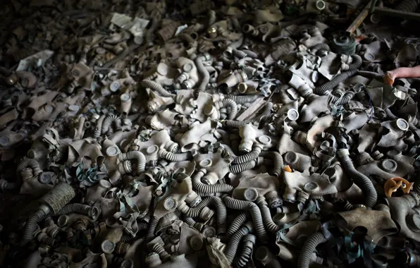 Background, dump, masks