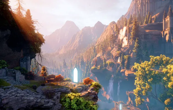 Picture Portal, ruins, The portal, rpg, Dragon age, ruins, RPG, The Inquisition