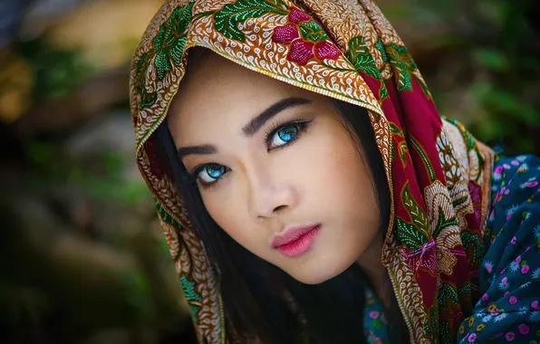 Look, girl, portrait