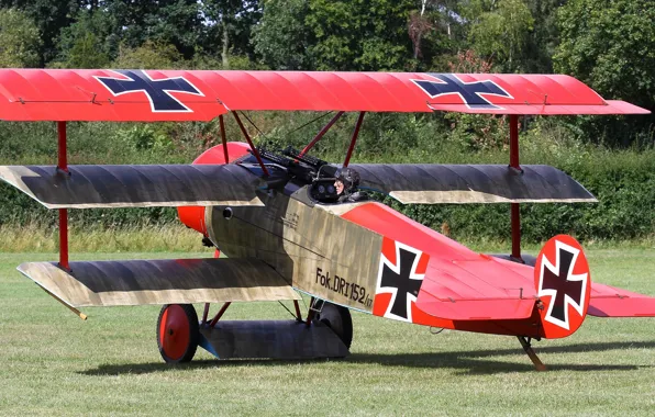 Easy, fighter, Triplane, maneuverable, replica, Fokker Dr. 1
