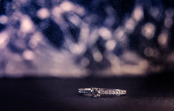 Picture stone, ring, decoration, diamond