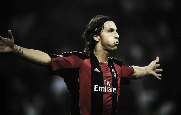 Picture player, Milan, Ibrahimovic