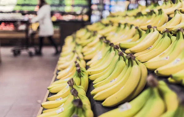 Picture bananas, shop, supermarket