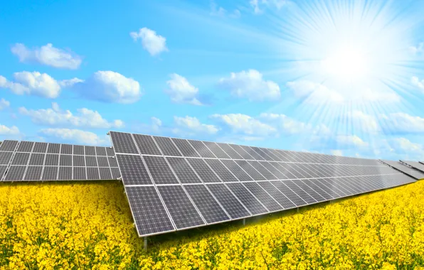 Picture solar panels, natural resources, solar energy
